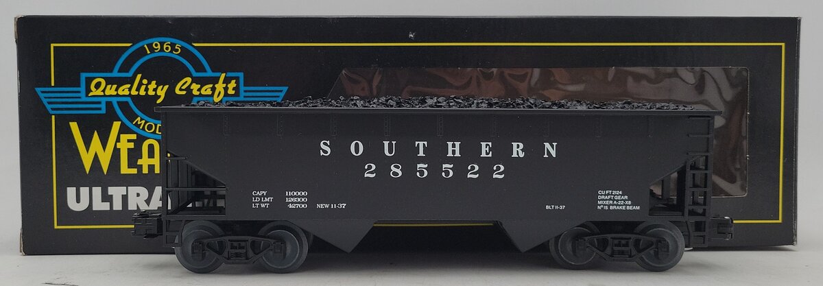 Weaver U1147L O Scale Southern 2 Bay Offset Coal Car #285522 LN/Box