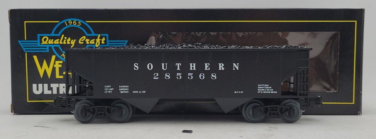 Weaver U1147L O Gauge Southern 2-Bay Offset Coal Hopper #285568 EX/Box