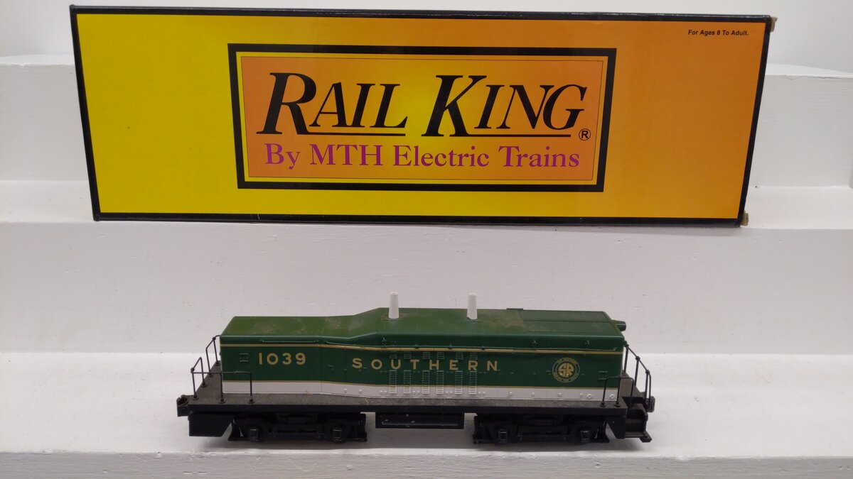 MTH 30-2157-3 Southern NW-2 Calf Non-Powered Diesel Switcher #1039 EX/Box