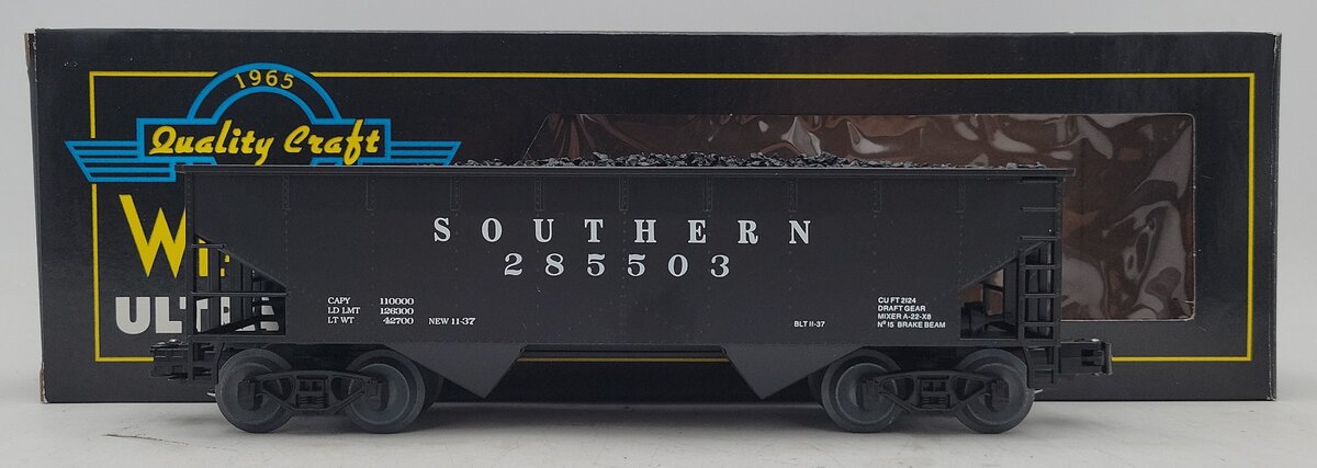 Weaver U1147L O Scale Southern 2 Bay Offset Coal Car #285503 LN/Box