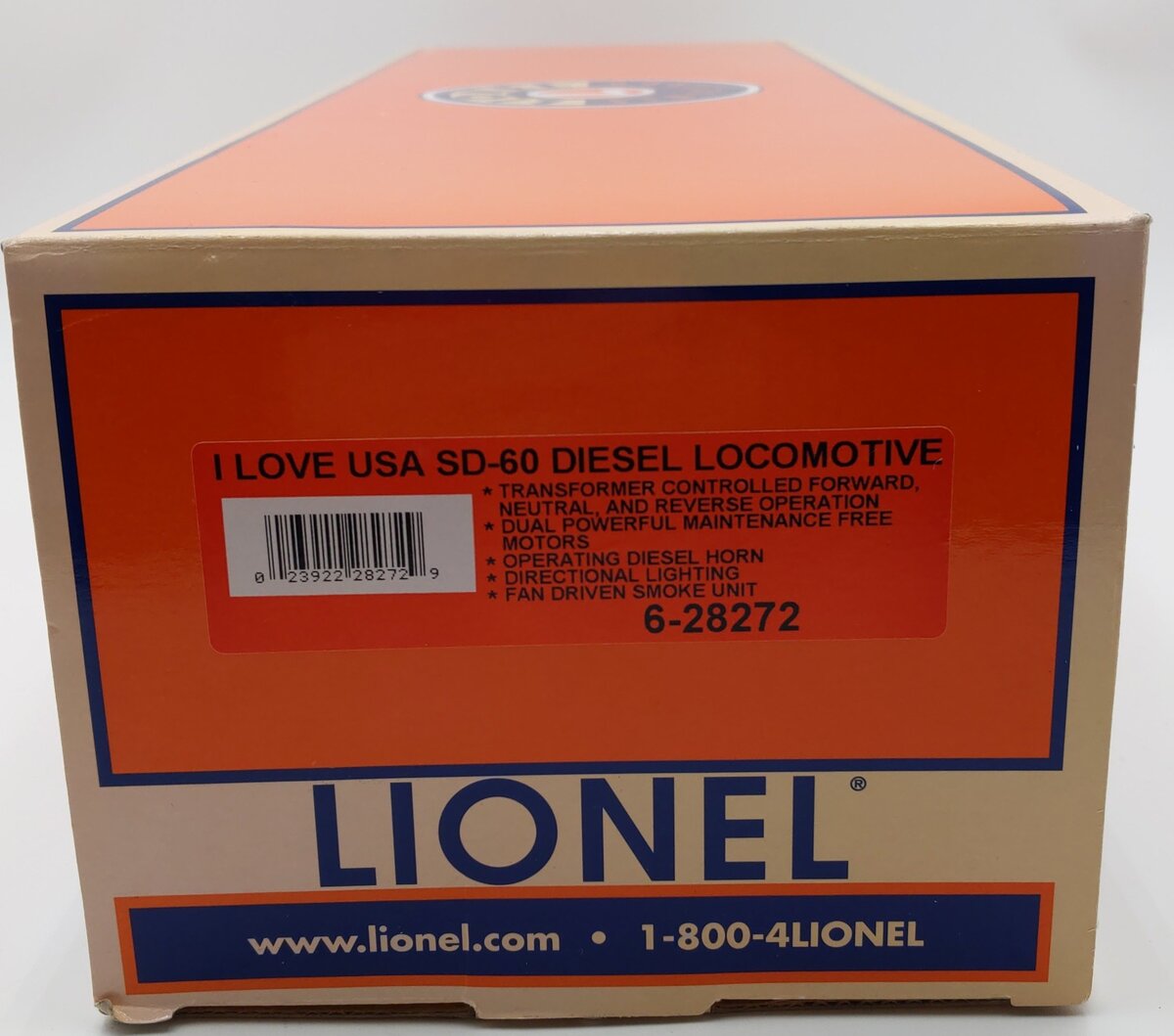 Lionel 6-28272 O Gauge I Love U.S.A. SD-60 Diesel Locomotive #1776 LN/Box
