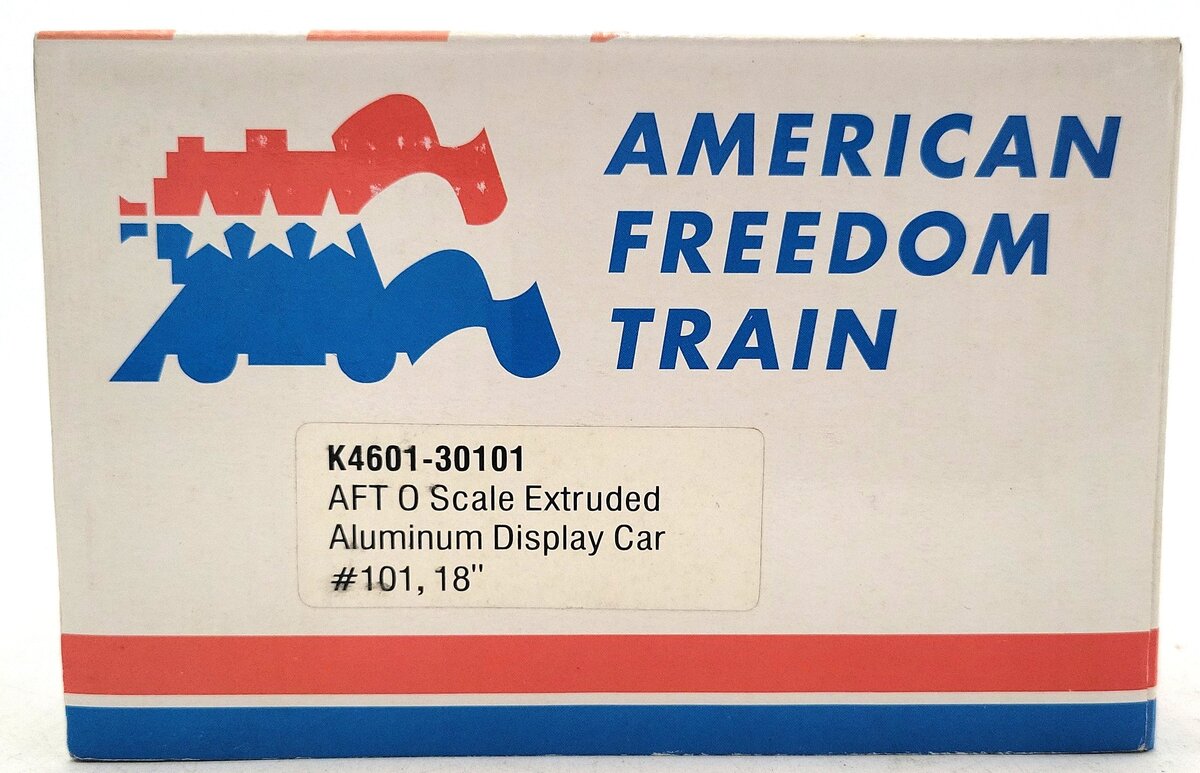 K-Line K4601-30101 O American Freedom Train 18" Aluminum Display Car #101 VG/Box