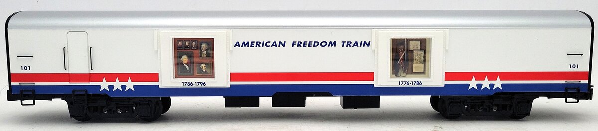 K-Line K4601-30101 O American Freedom Train 18" Aluminum Display Car #101 VG/Box