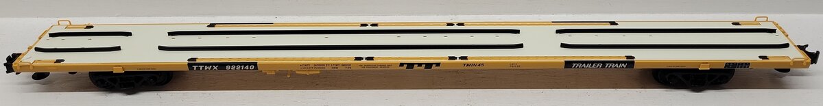 Atlas 6975-2 O Scale 89‘ 4“ Flatcar Trailer Train #922140 LN/Box