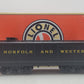 Lionel 6-28088 O Gauge Norfolk & Western A Class Auxiliary Water Tender #160207 LN/Box