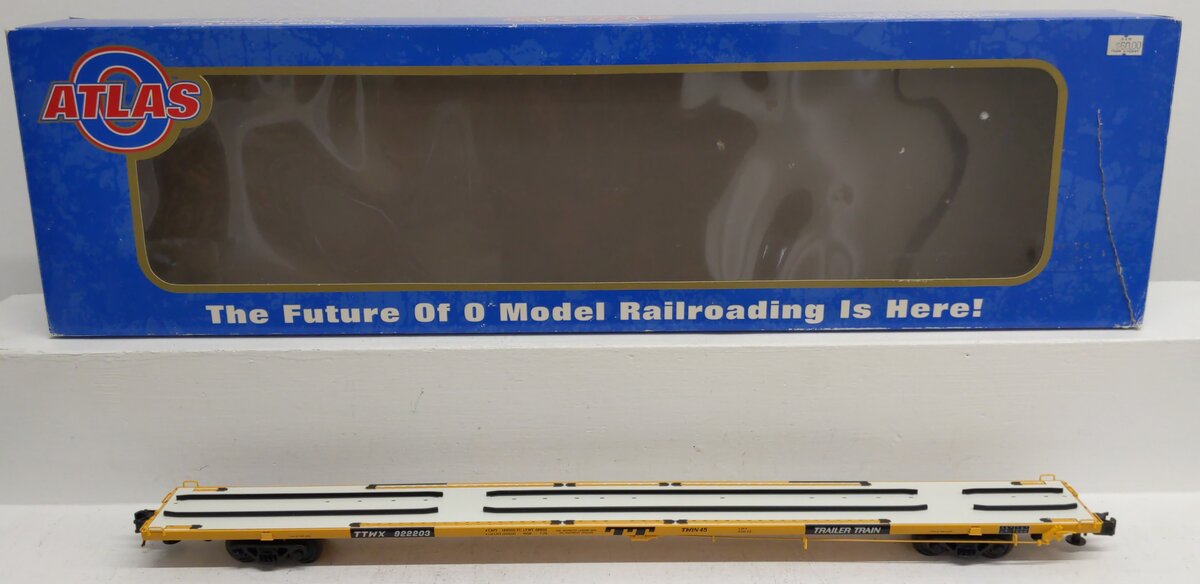 Atlas 6975-3 O Gauge Trailer Train 89' Flatcar #922203 (3 Rail) LN/Box