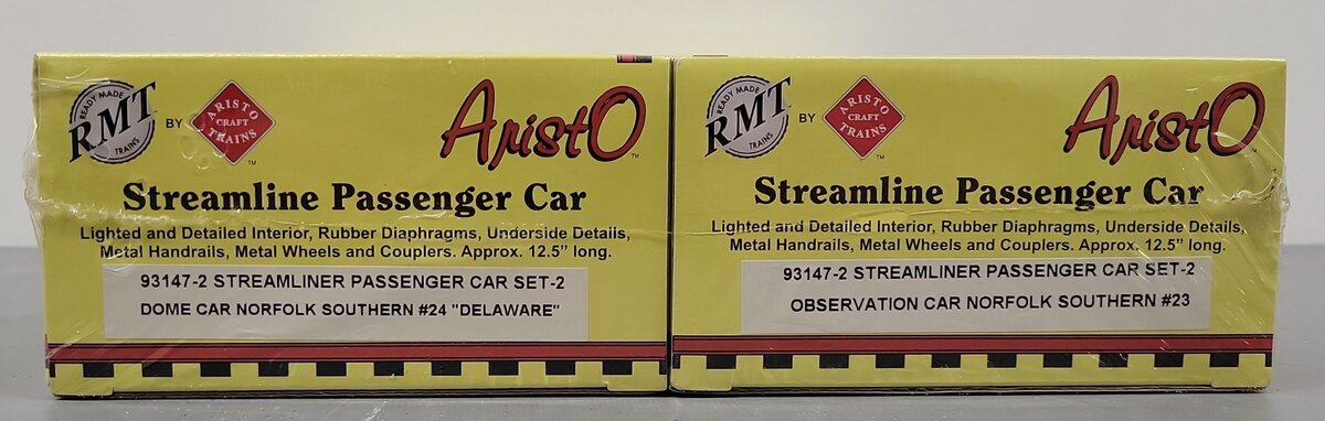 RMT 93147-2 Streamliner Passenger Car Set-2 MT/Box