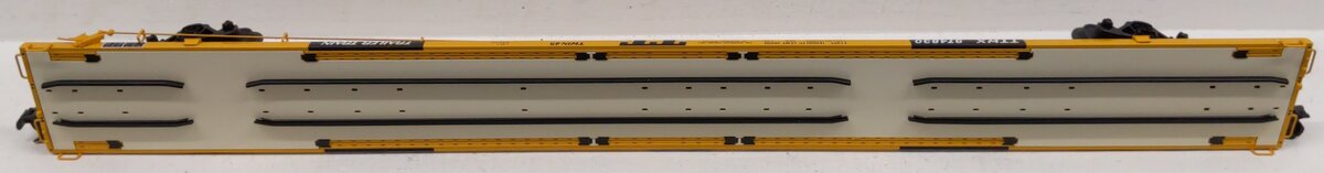 Atlas 6975-12 O Gauge Yellow Trailer Train Flat Car No. 974830 LN/Box