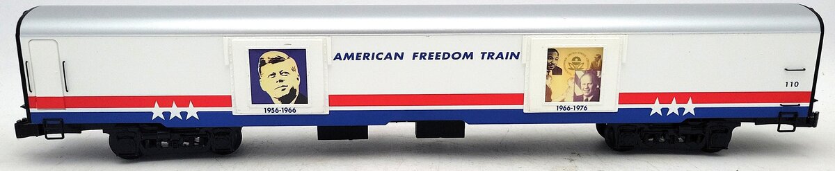 K-Line k4601-30110 O American Freedom Train 18" Aluminum Display Car #110 VG/Box