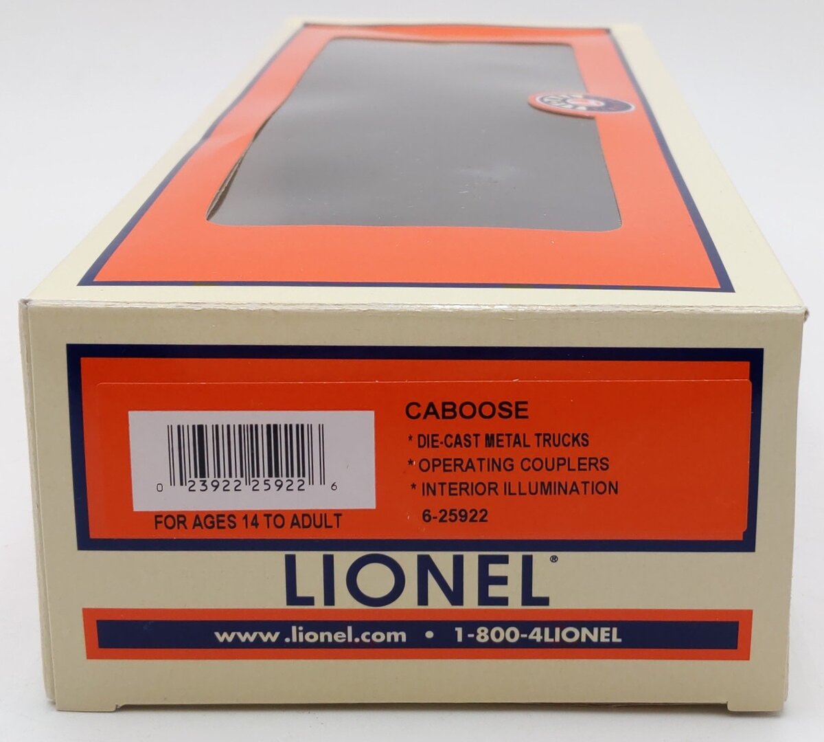 Lionel 6-25922 O Gauge Norfolk Southern Illuminated Cupola Caboose LN/Box