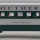 K-Line K4586-0812 O Gauge Southern "Charlottesville" Passenger Car #812 LN/Box