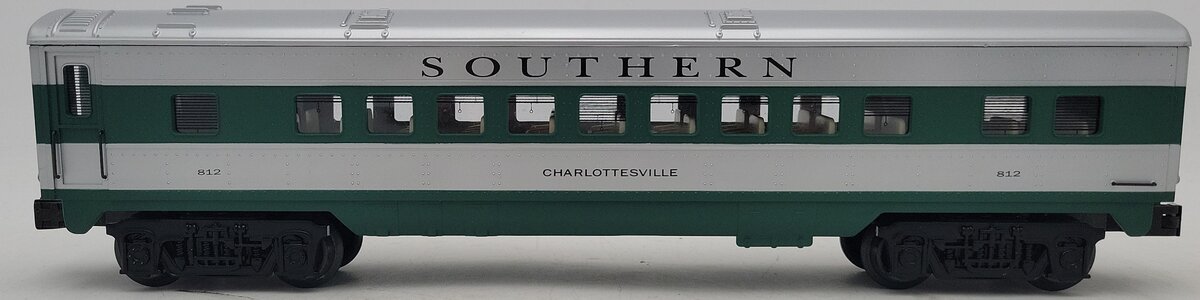 K-Line K4586-0812 O Gauge Southern "Charlottesville" Passenger Car #812 LN/Box