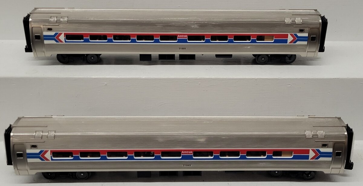 MTH 20-64013 O Gauge Premier 2-Car Amfleet Passenger Set EX/Box