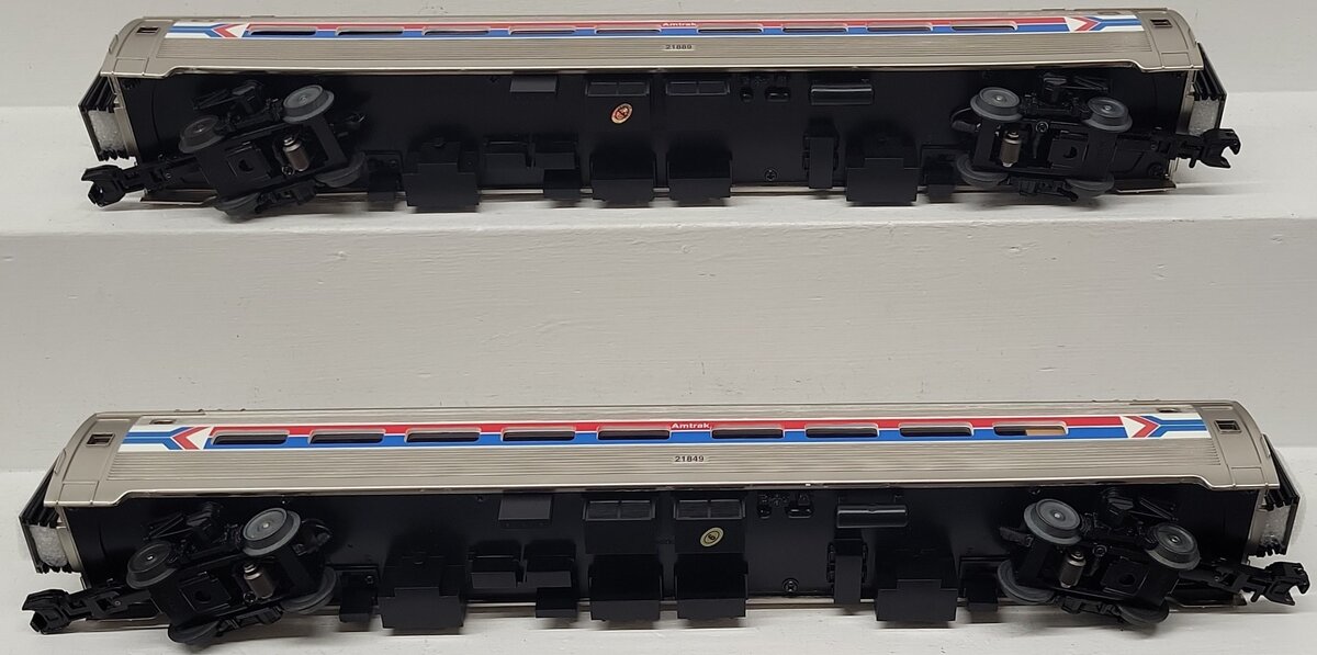 MTH 20-64013 O Gauge Premier 2-Car Amfleet Passenger Set EX/Box