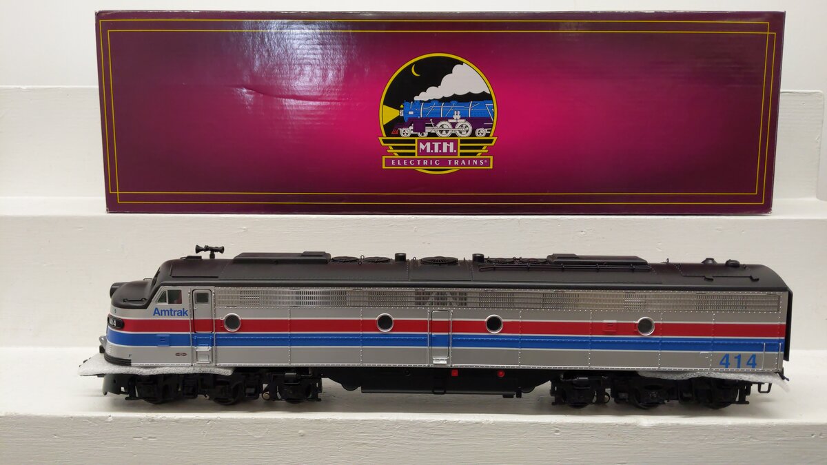 MTH 20-20850-1 Amtrak E-8 A Unit Diesel Engine w/ ProtoSound 3.0 #414 LN/Box