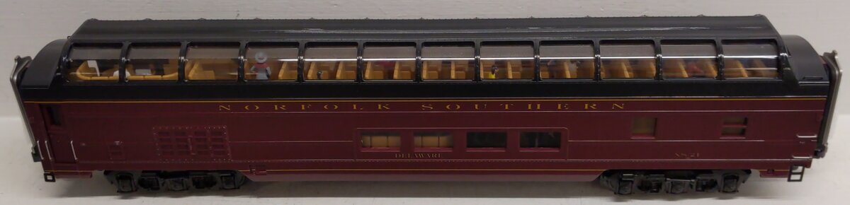 MTH 20-67265 O Norfolk Southern 70' ABS Vista Dome Passenger Car Smooth EX/Box