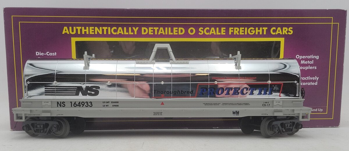 MTH 20-98646 O Gauge Norfolk Southern Coil Car #164933 EX/Box