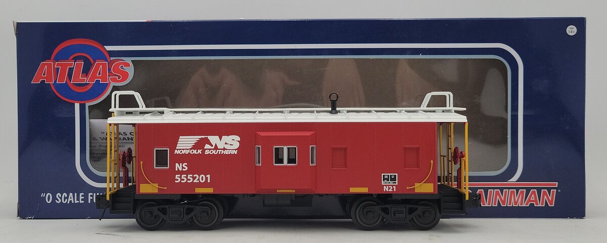 Atlas 2001739 O Norfolk Southern Trainman® Bay Window Caboose 3-Rail LN/Box