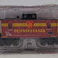 Menards 279-4378 O Gauge Pennsylvania Caboose w/ Lights #4236 NIB
