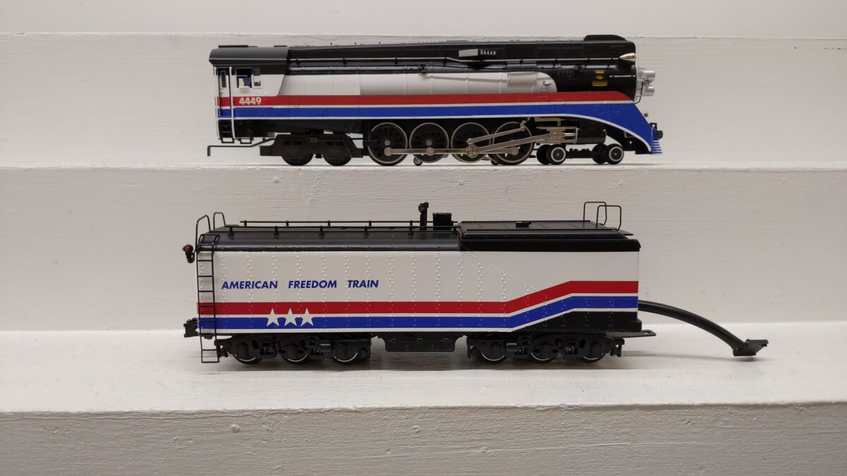 K-Line K3601-4449 American Freedom Train GS-4 Steam Engine & Tender #4 ...