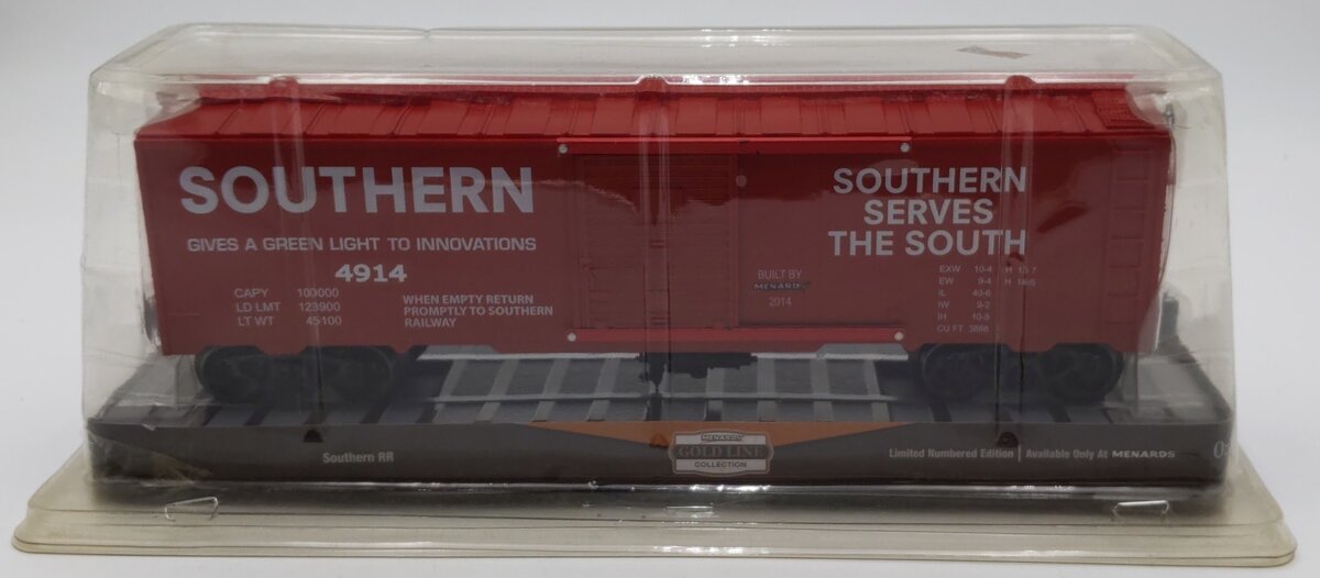 Menards 279-0715 O Southern Railway Boxcar #4914 LN/Box