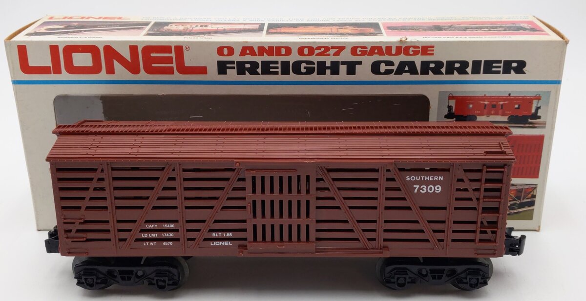 Lionel 6-7309 O Gauge Southern Short Stock Car LN/Box
