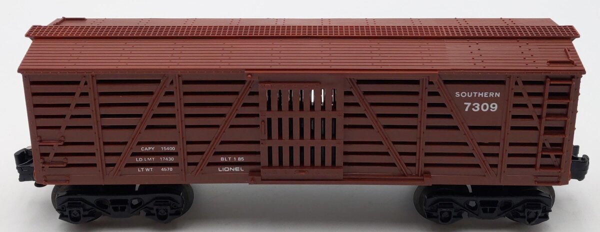 Lionel 6-7309 O Gauge Southern Short Stock Car LN/Box