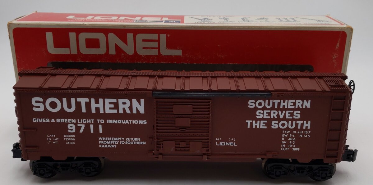 Lionel 6-9711 O Gauge Southern Boxcar #9711 LN/Box