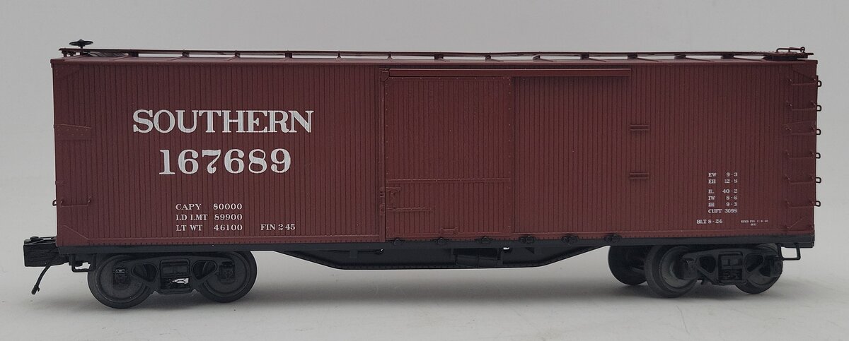MTH 2093728 O Southern 40' USRA Double Sheathed Box Car #167689 EX/Box