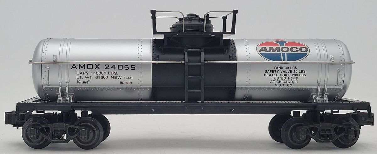 K-Line K6333 Amoco Single Dome Tank Car #24055 EX/Box