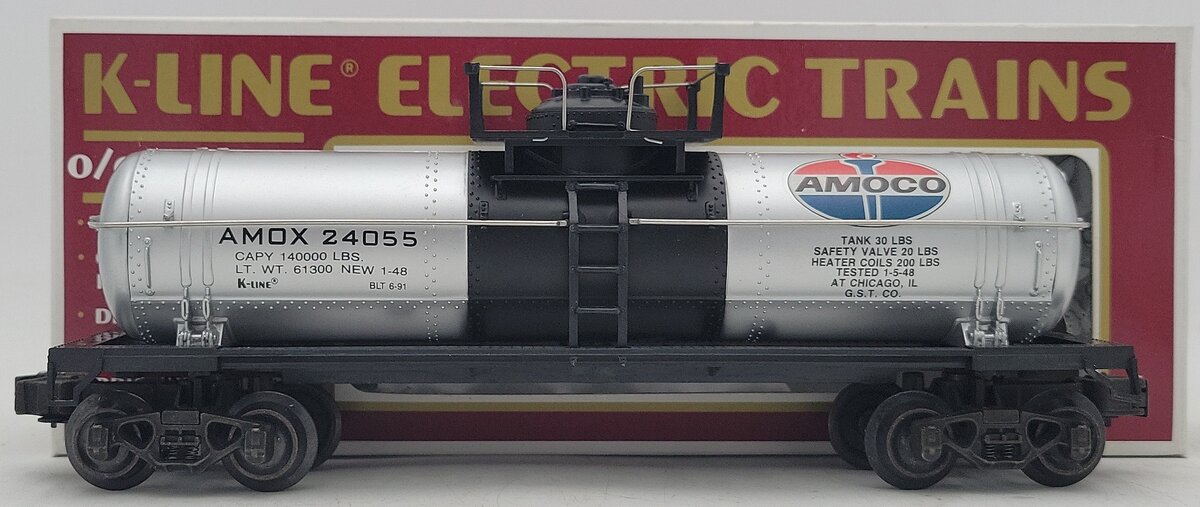 K-Line K6333 Amoco Single Dome Tank Car #24055 EX/Box