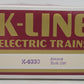 K-Line K6333 Amoco Single Dome Tank Car #24055 EX/Box