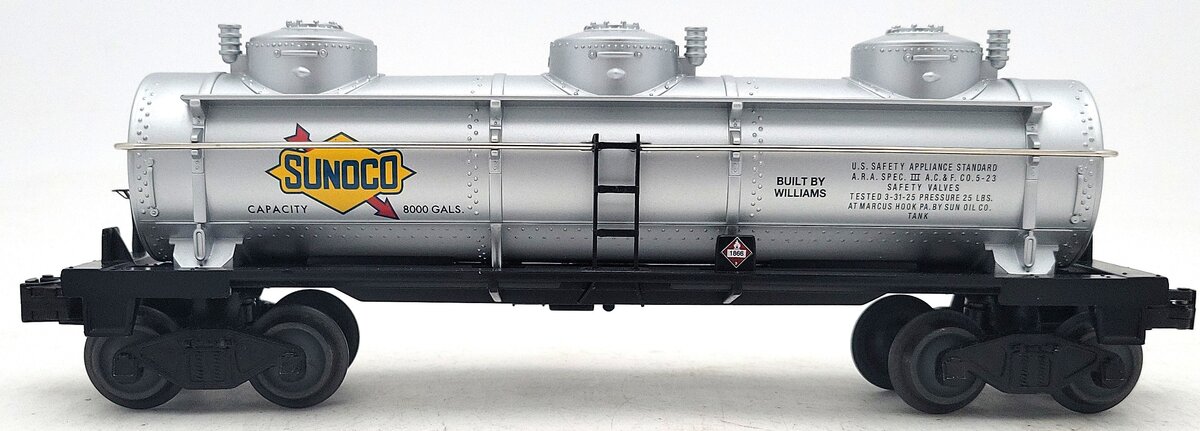 Williams GMFRT-2 Sunoco Triple Dome Tank Car LN/Box