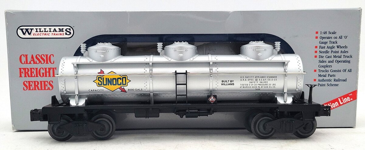 Williams GMFRT-2 Sunoco Triple Dome Tank Car LN/Box