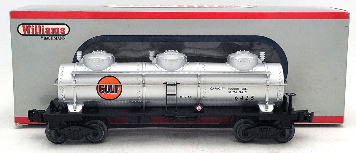 Williams 6425 Gulf Triple Dome Tank Car LN/Box