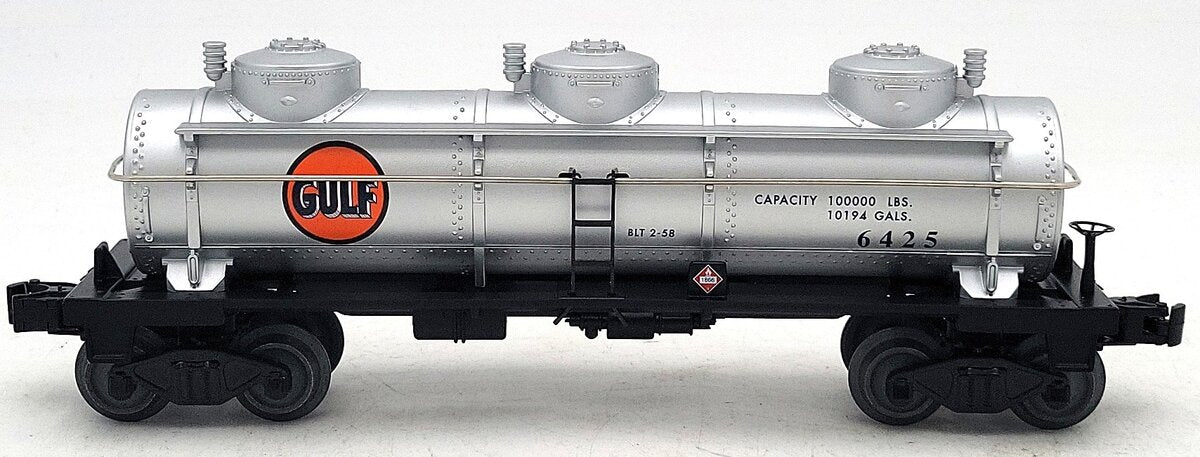 Williams 6425 Gulf Triple Dome Tank Car LN/Box
