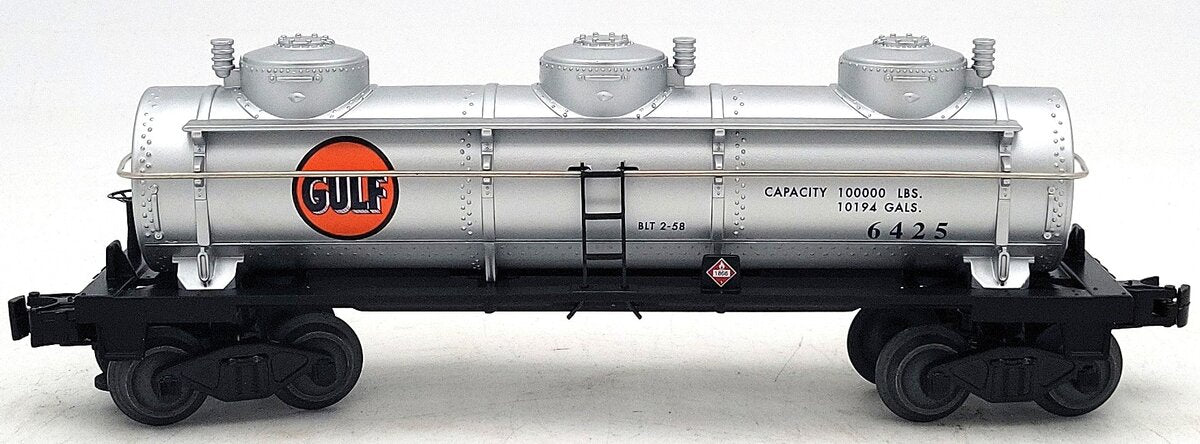 Williams 6425 Gulf Triple Dome Tank Car LN/Box