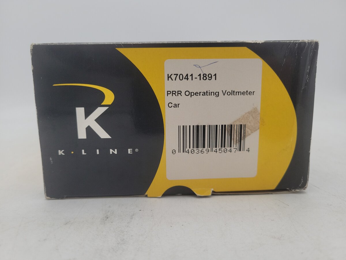 K-Line K7041-1891 O Gauge Pennsylvania Operating Voltmeter Car #441891 EX/Box