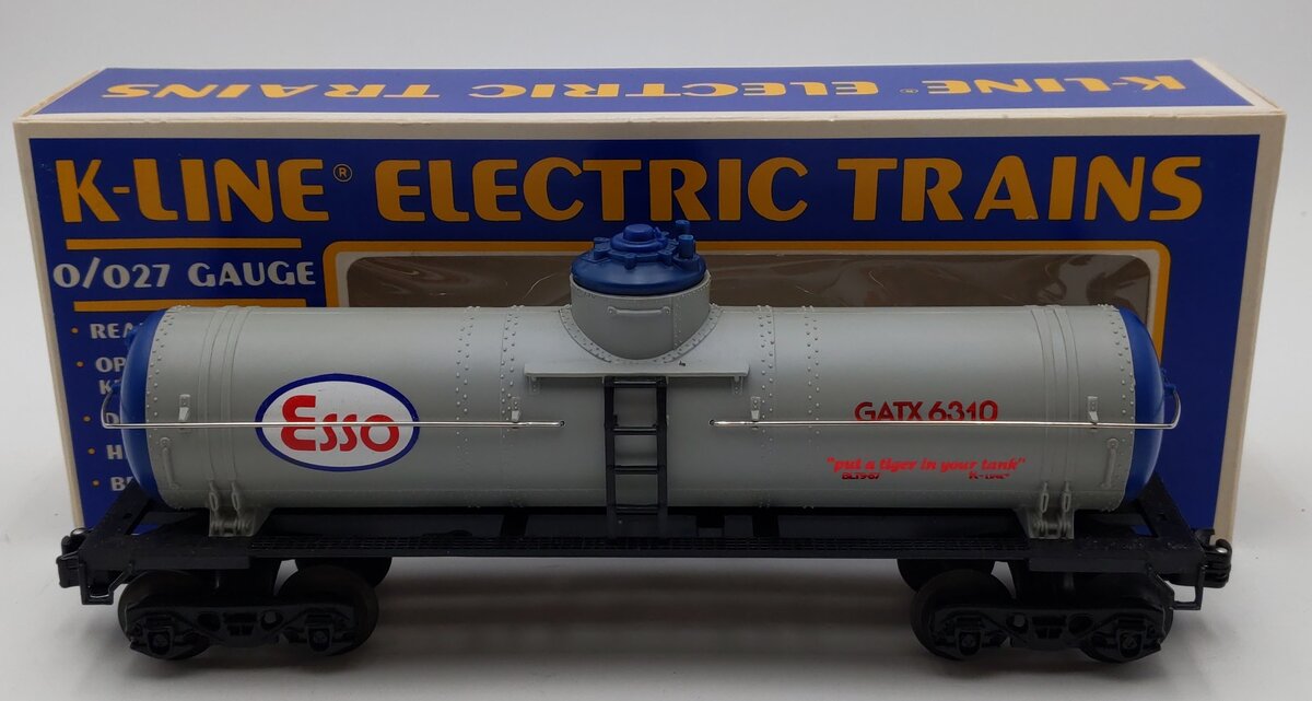 K-Line K6310 O Gauge Esso Single Dome Tank Car LN/Box