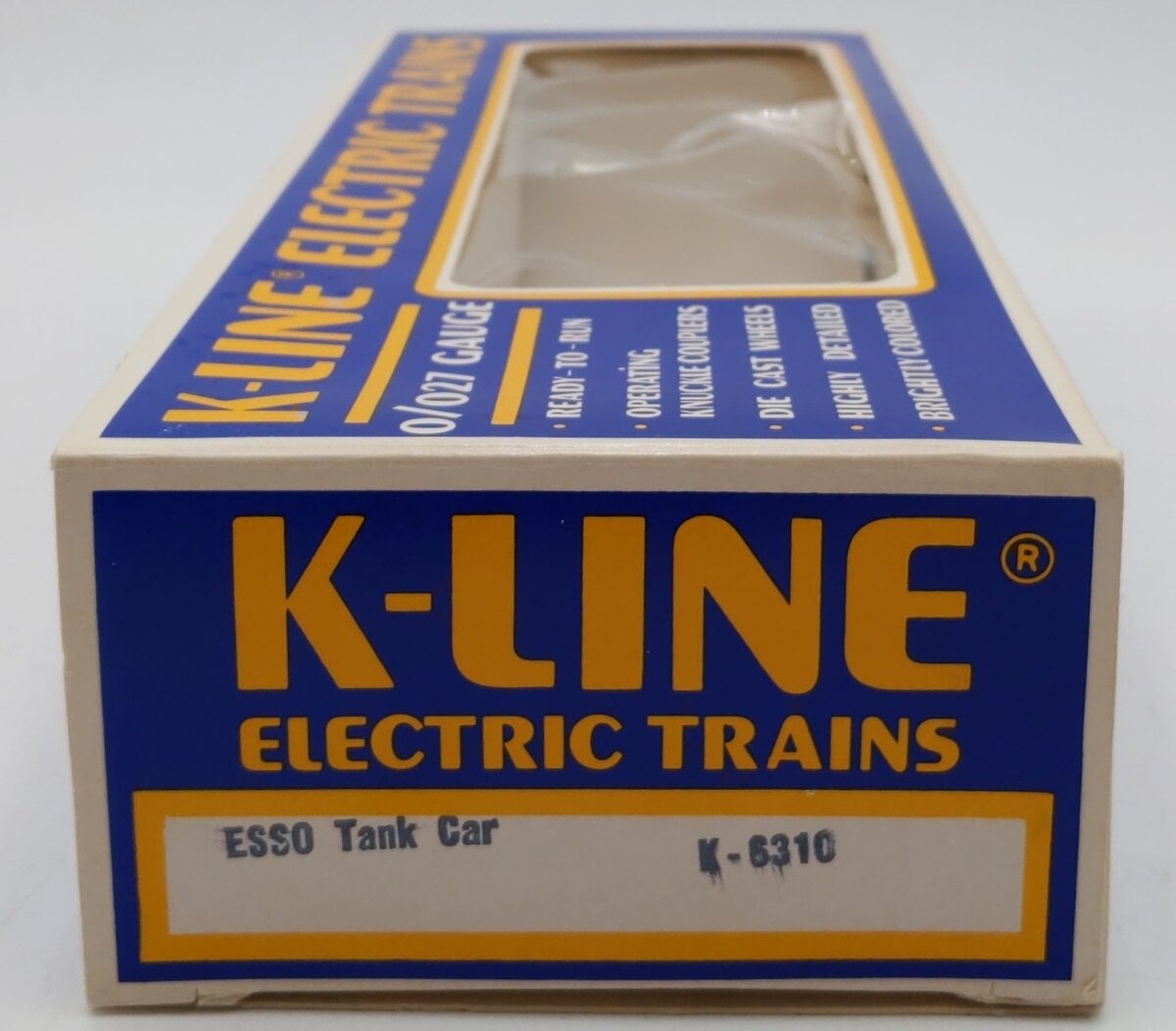 K-Line K6310 O Gauge Esso Single Dome Tank Car LN/Box