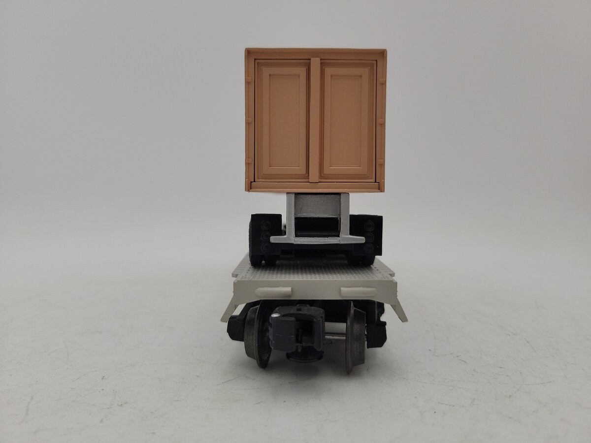 Lionel 6-16924 O Gauge Lionel Flatcar #6424 with Lionel Corporation Trailer VG/Box
