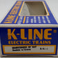 K-Line K-6519 O Guage MOW Gondola w/Crates LN/Box