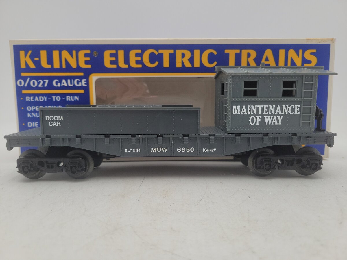 K-Line K6850 O MOW Boom Car VG/Box