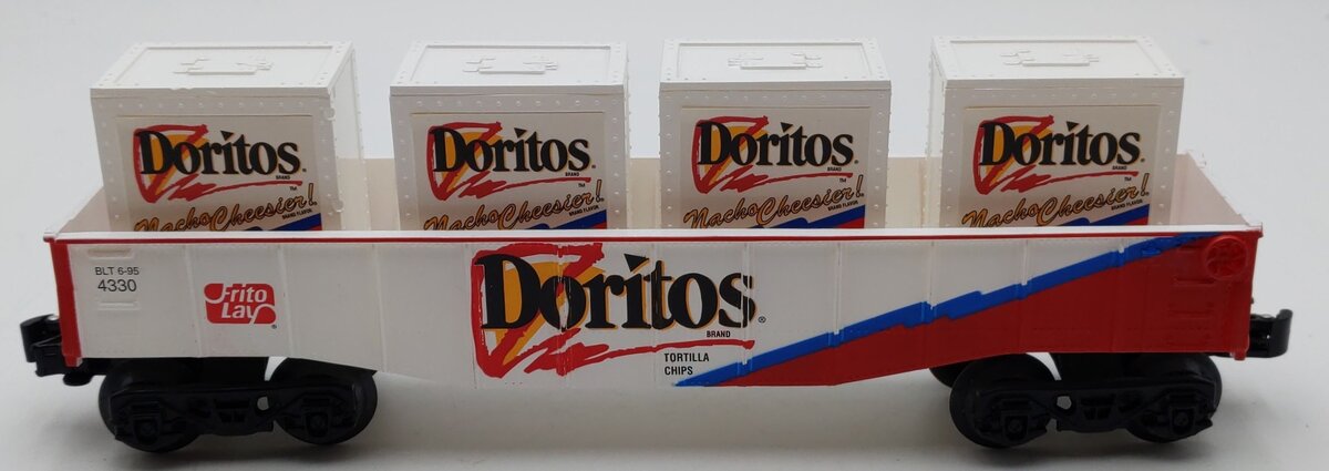 Train Express TE4330 O Gauge Doritos Tortilla Chips Gondola Car LN/Box