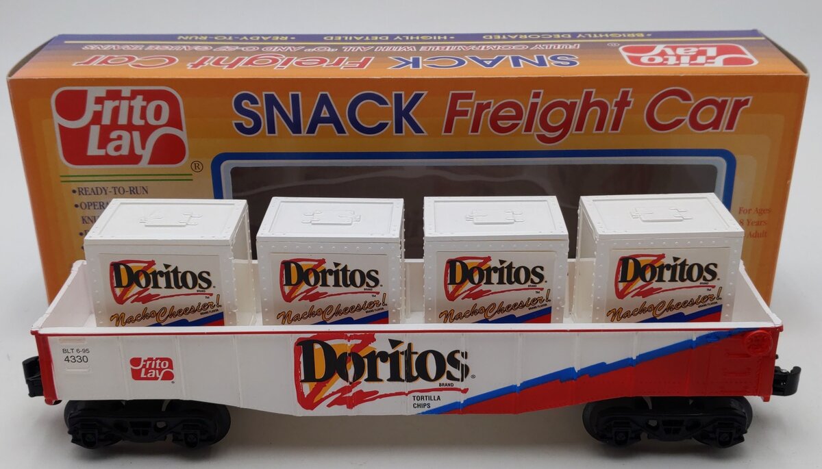 Train Express TE4330 O Gauge Doritos Tortilla Chips Gondola Car LN/Box