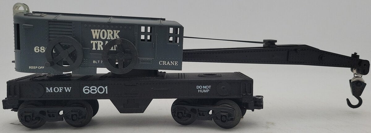 K-Line K6801 O Gauge MOW Crane Car #6801 EX/Box