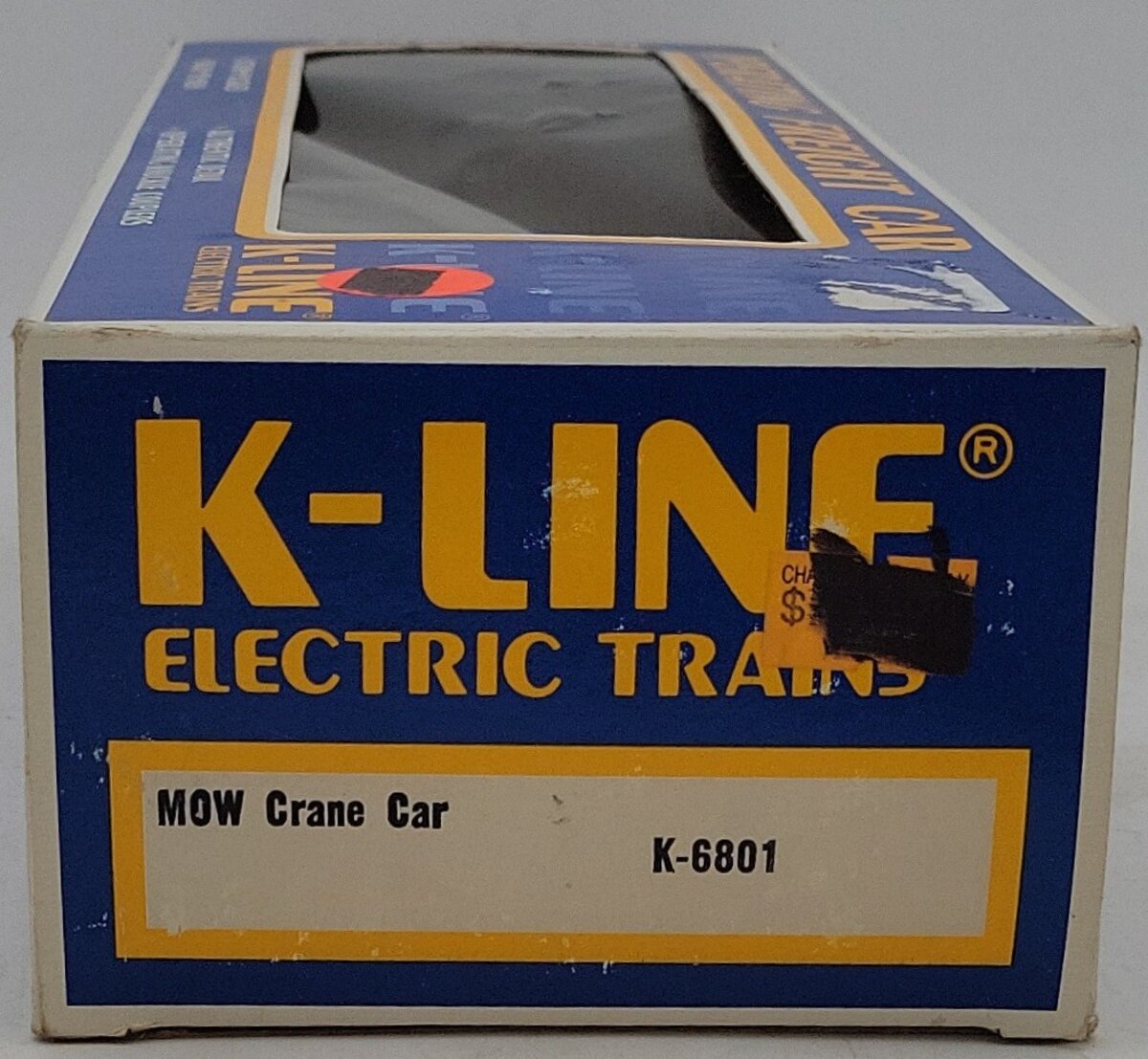 K-Line K6801 O Gauge MOW Crane Car #6801 EX/Box
