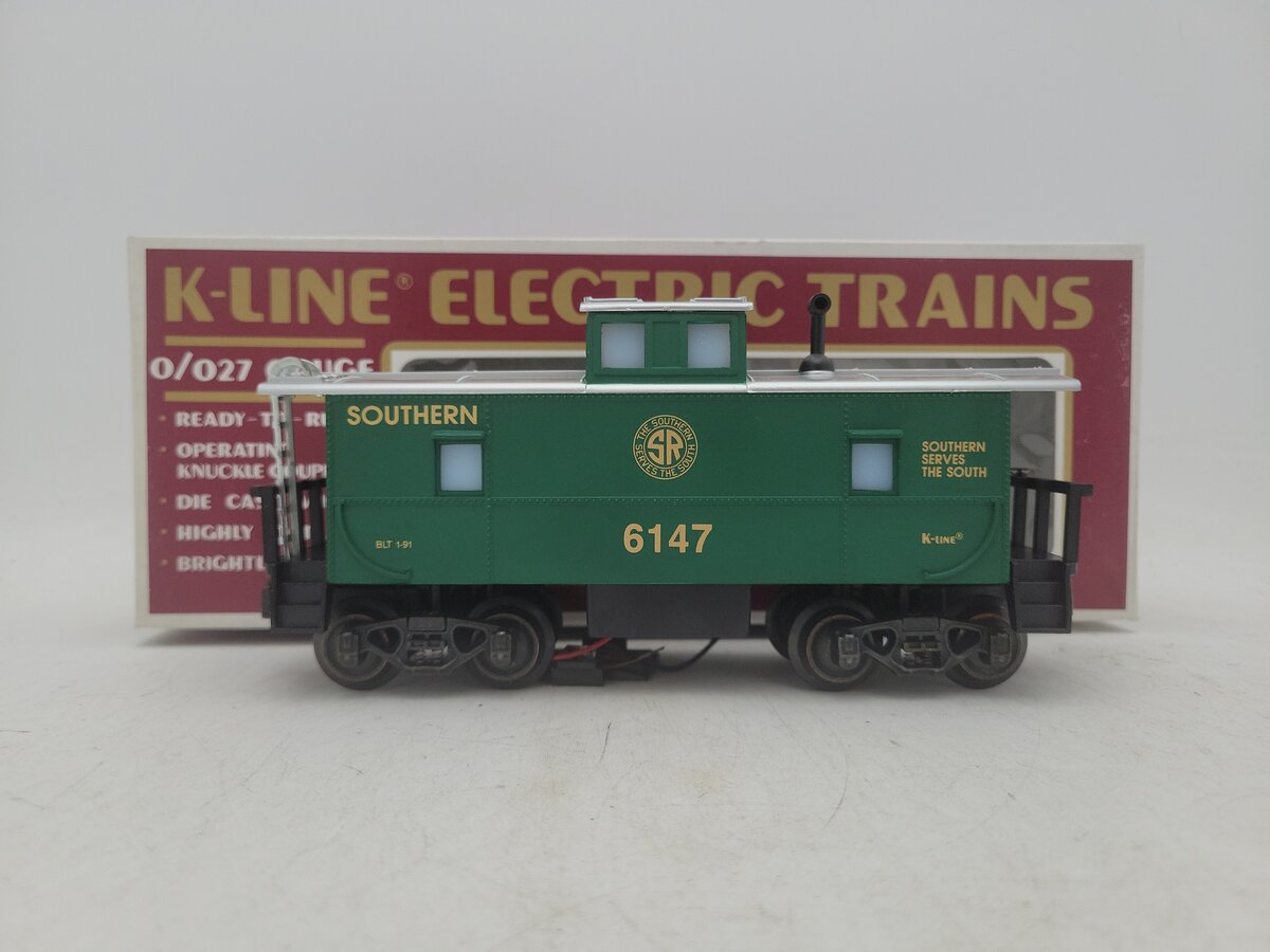 K-Line K6147 O Gauge Southern Classic Caboose/Box