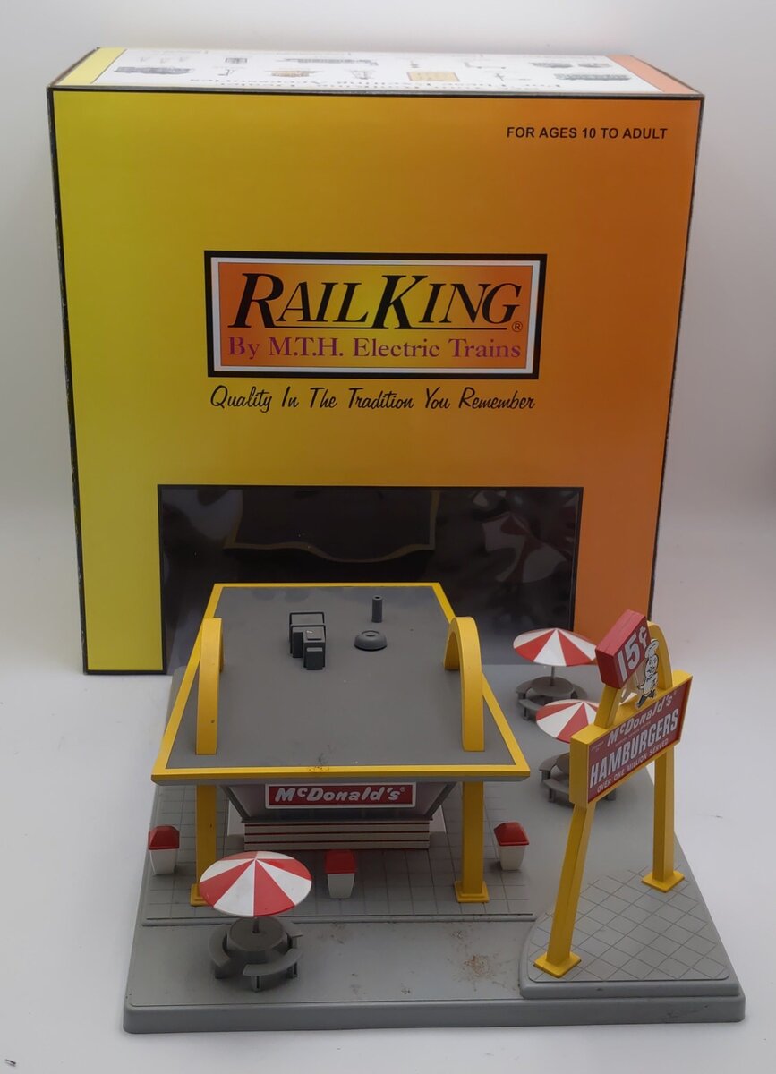 MTH 30-9034 O McDonald's Original Restaurant Building EX/Box