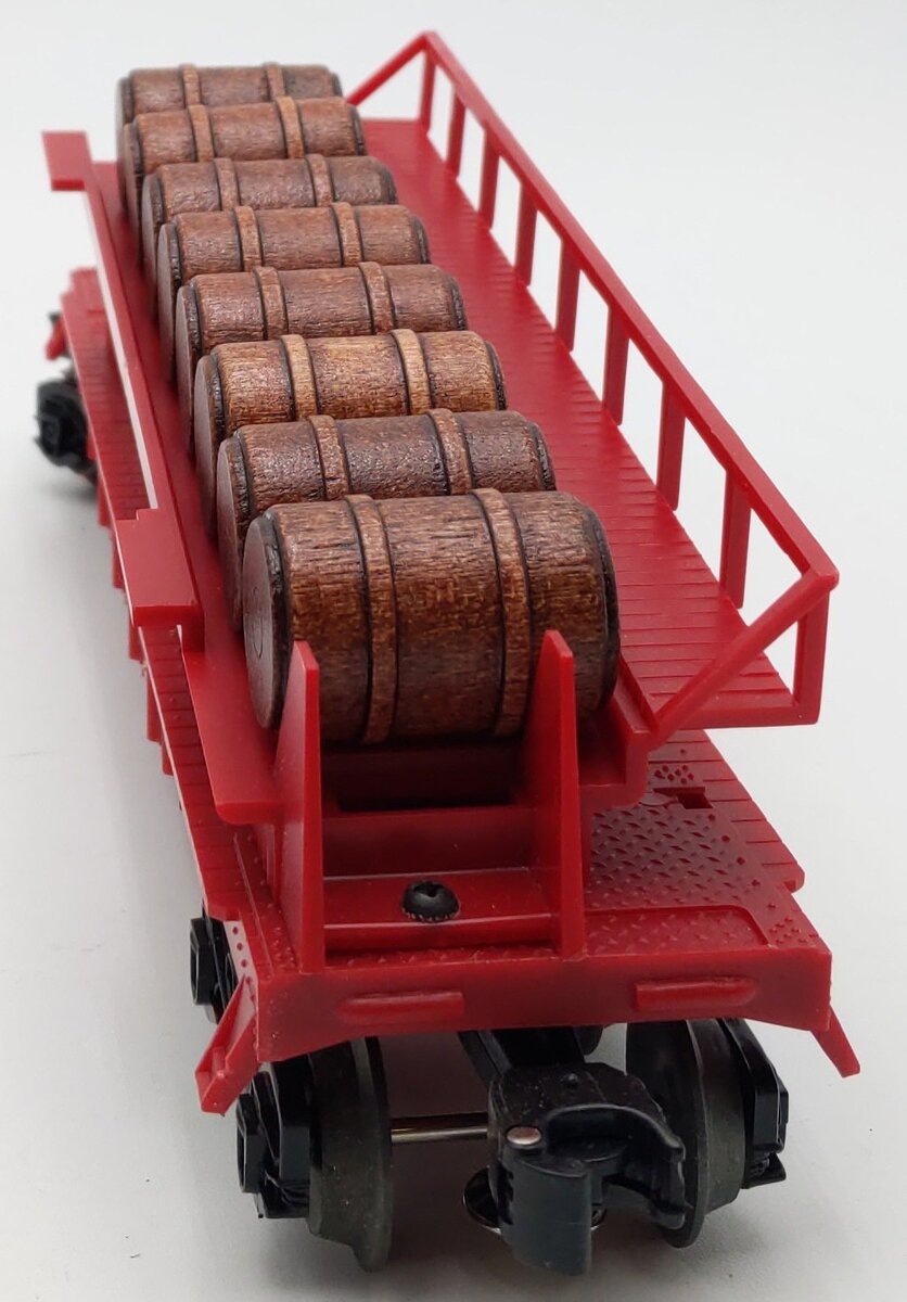Lionel 6-16306 O Gauge Santa Fe Barrel Ramp Car LN/Box
